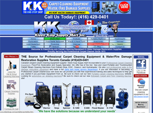 New and Used Carpet Cleaning Machines