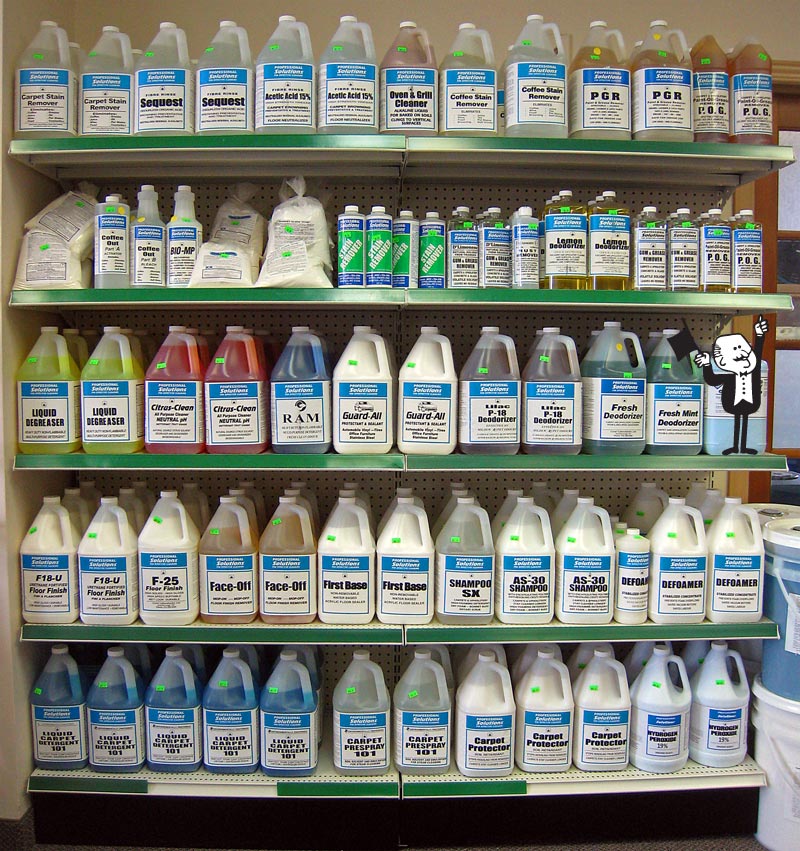 Professional Solutions (Crest Labs) Carpet Cleaning Products