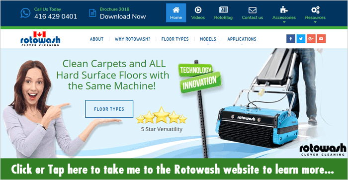 The Best Carpet Floor Cleaning Machine - Rotowash